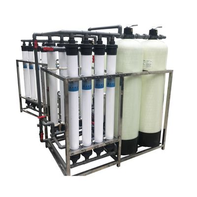 قیمت خوب سیستم آب صنعتی Ultrafiltration خود تمیز کردن در مواد SS304 / PVC آنلاین