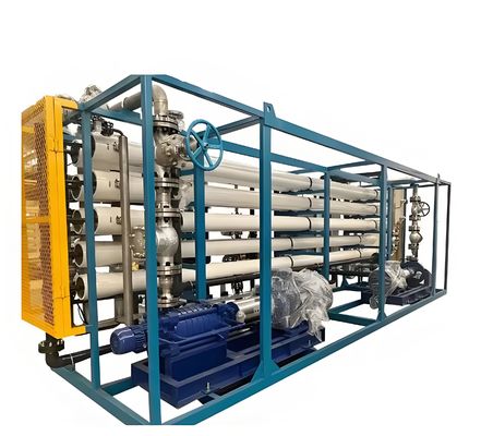 قیمت خوب سیمنز S7 PLC سیستم کنترل الکتریکی RO آب دریا با غشای Filmtec Ro آنلاین