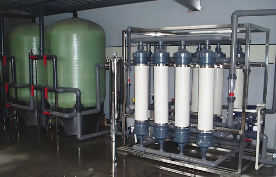 قیمت خوب 10-100 M3/Hour سیستم Ultrafiltration SS نرخ حذف 99.99% بازیابی سیستم 80٪ آنلاین