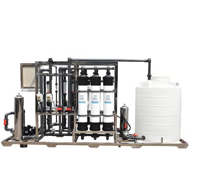 قیمت خوب سیستم تصفیه آب صنعتی 500kg Ultrafiltration پیش از درمان با نرخ بازیابی 80-90٪ آنلاین
