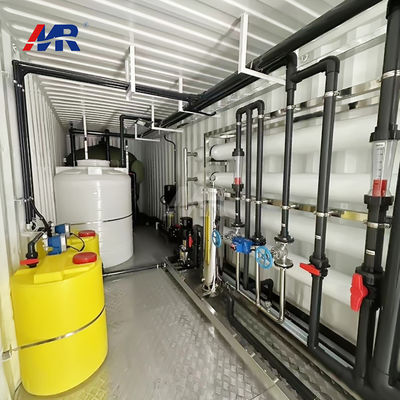 قیمت خوب Containerized 200m3 Per Day Reverse Osmosis System with 15 kW Power and 380 V Voltage for Borehole Water Treatment آنلاین