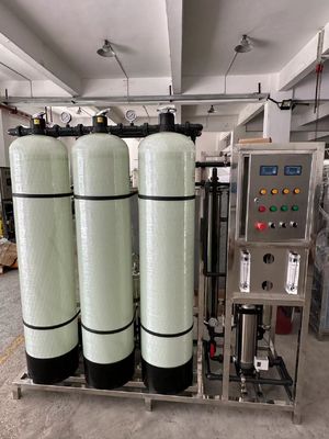 قیمت خوب 1000LPH پاک کننده آب اسموز معکوس برای تصفیه آب شهری آنلاین