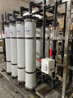 قیمت خوب SS304 / PVC سیستم Ultrafiltration 10-100 M3/Hour با 99.99٪ حذف SS آنلاین