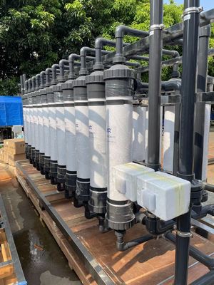 قیمت خوب 50m3 در هر ساعت کارخانه Ultrafiltration با اتوماتیک Backwash و سیستم کنترل آنلاین