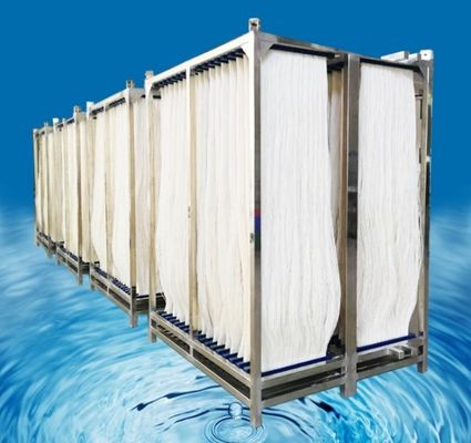 قیمت خوب غشای MBR فیبر توخالی با مواد PVDF فشار کاری 0.02-0.04MPa آنلاین