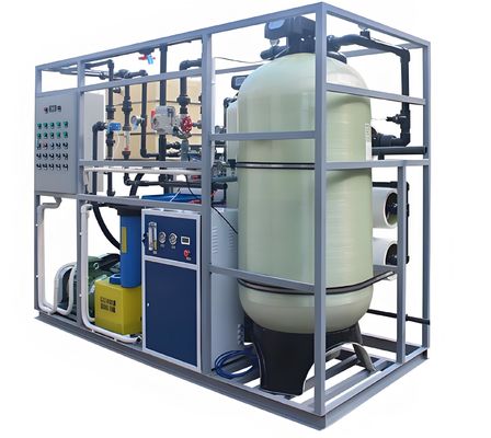 قیمت خوب فیلتر چند رسانه ای سیستم ترشح آب دریا با پمپ Filmtec / Grundfos آنلاین