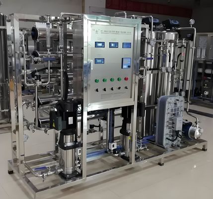 قیمت خوب سیستم 18kw RO EDI با پمپ های Grundfos و کنترل PLC زیمنس آنلاین