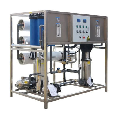 قیمت خوب آب شهری سیستم RO صنعتی با نرخ بازیابی 50-65٪ آنلاین