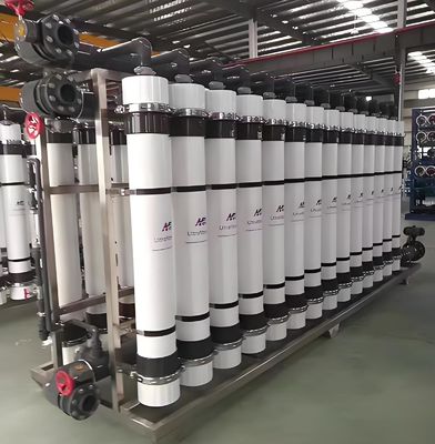 کیفیت PVDF Uf Ultrafiltration Membrane تصفیه فاضلاب برای حذف آلاینده ها کارخانه