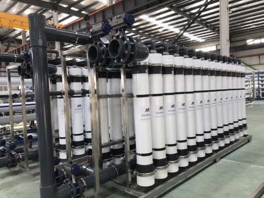قیمت خوب سیستم غشا Ultrafiltration 99٪ میزان حذف توربیدیت و عملکرد بهینه آنلاین