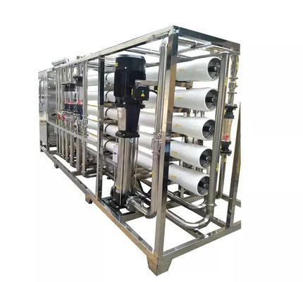 قیمت خوب Morui 15m3 Two Stages High Salt Rejection Reverse Osmosis Plant with 15000L/Hour Capacity and Stainless Steel 304/316 Construction آنلاین